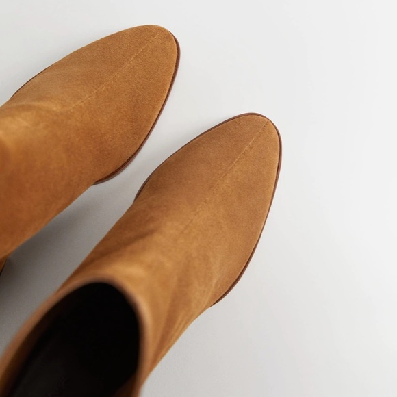 MANGO Leather Ankle Boots - Picture 4 of 5